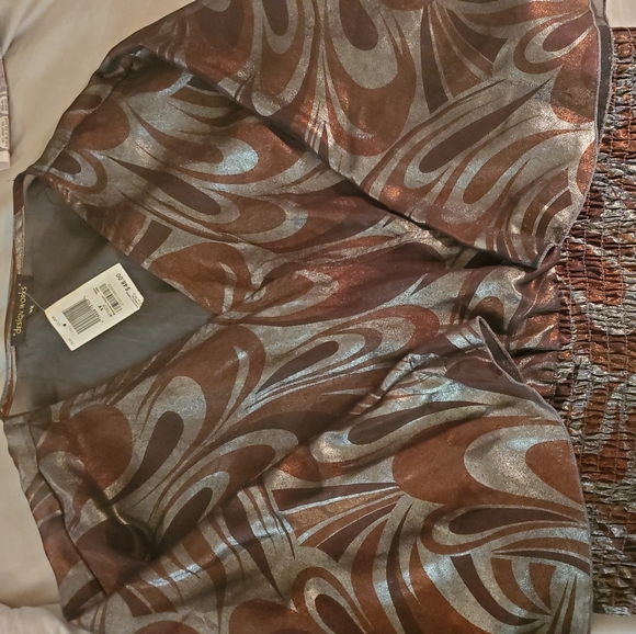 sheer blouse Black - Picture 3 of 4